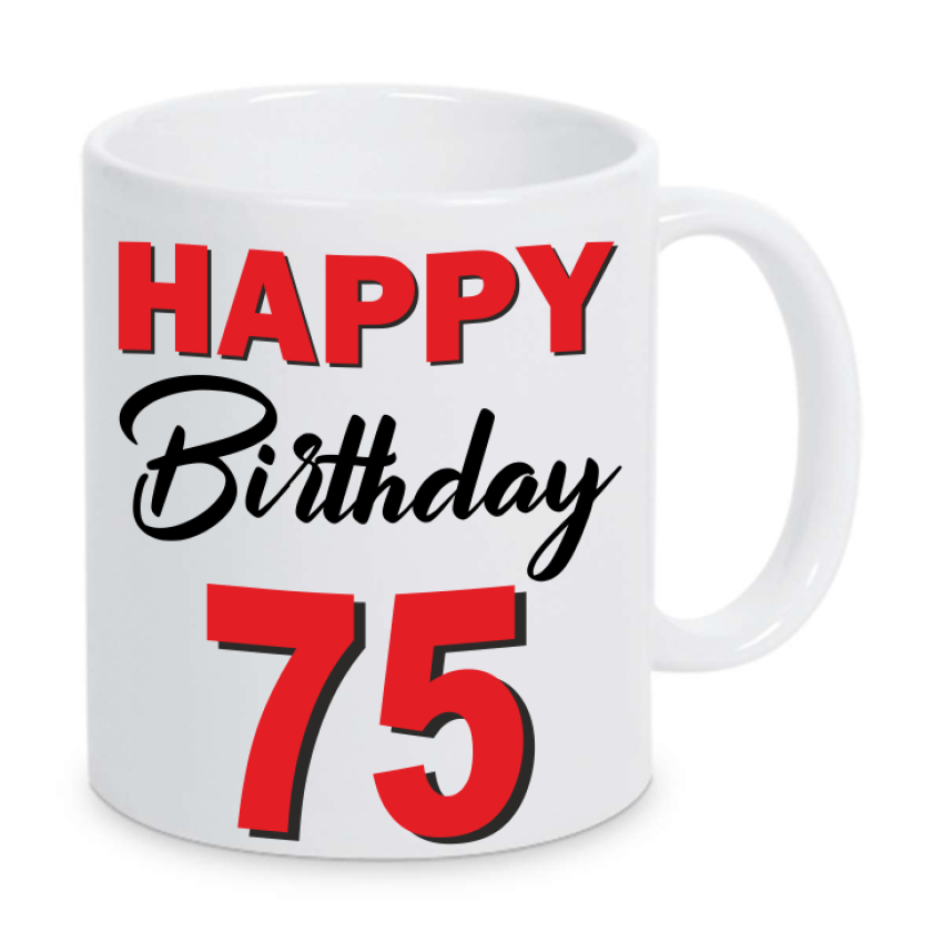 Geburtstag Happy Birthday 75